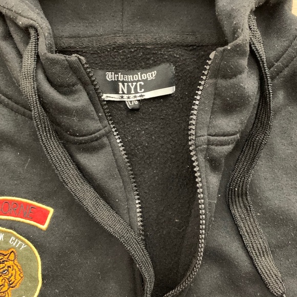 ◼️NY Flying Tiger Crest 1/4 Zip Hoodie (L) - Picture 4 of 5